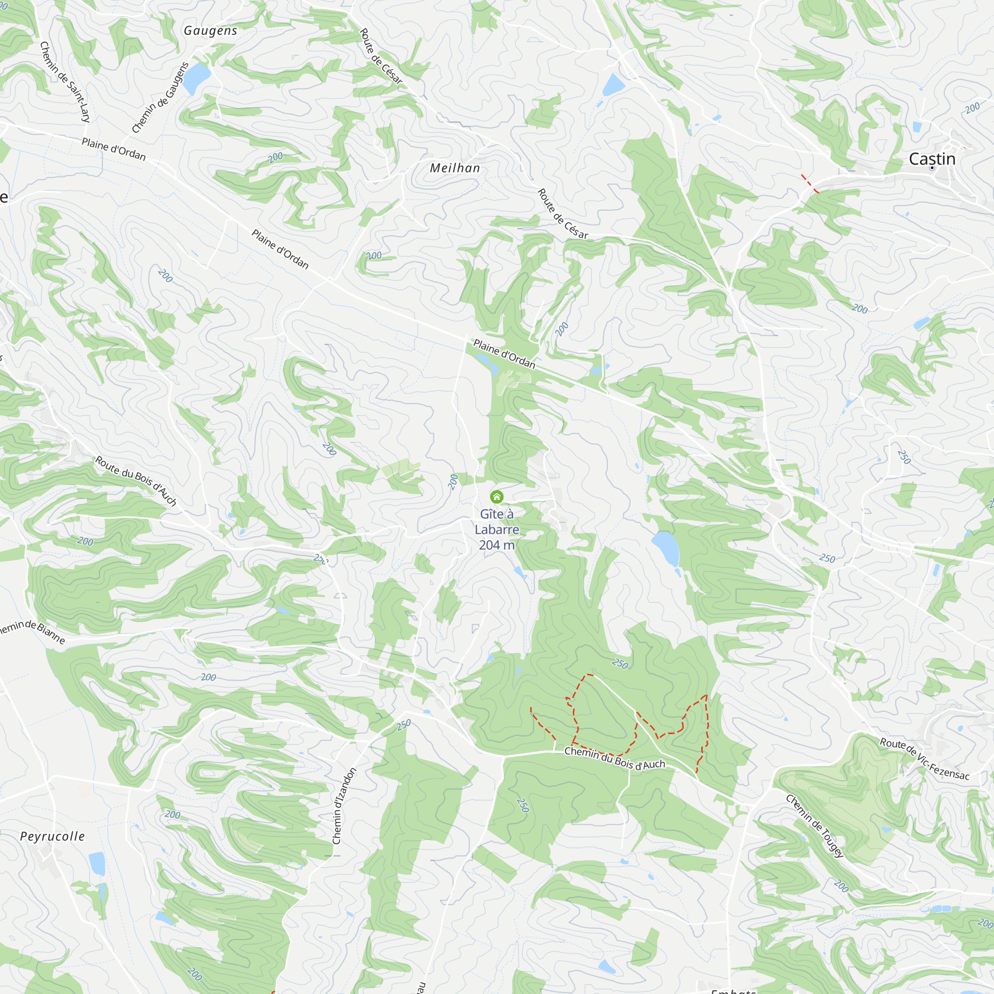 Gîte à Labarre map