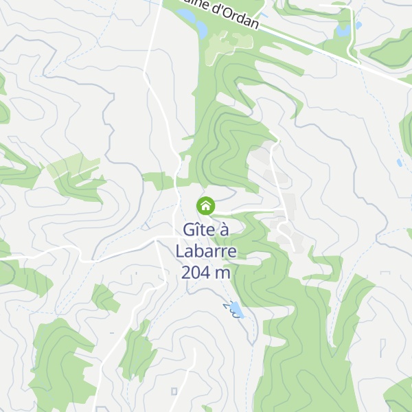 Map of Gîte à Labarre