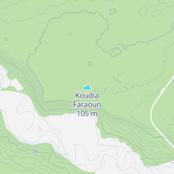 Map of Koudia Faraoun