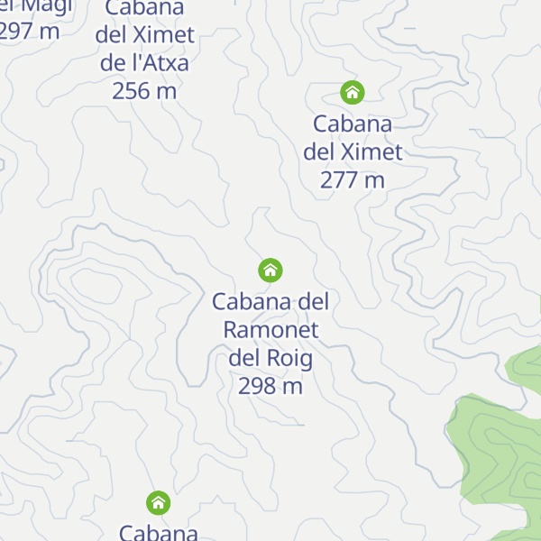 Map of Cabana del Ramonet del Roig