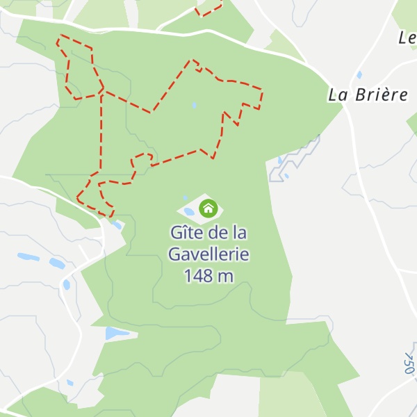 Map of Gîte de la Gavellerie