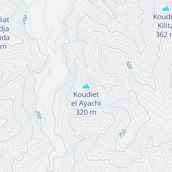 Map of Koudiet el Ayachi
