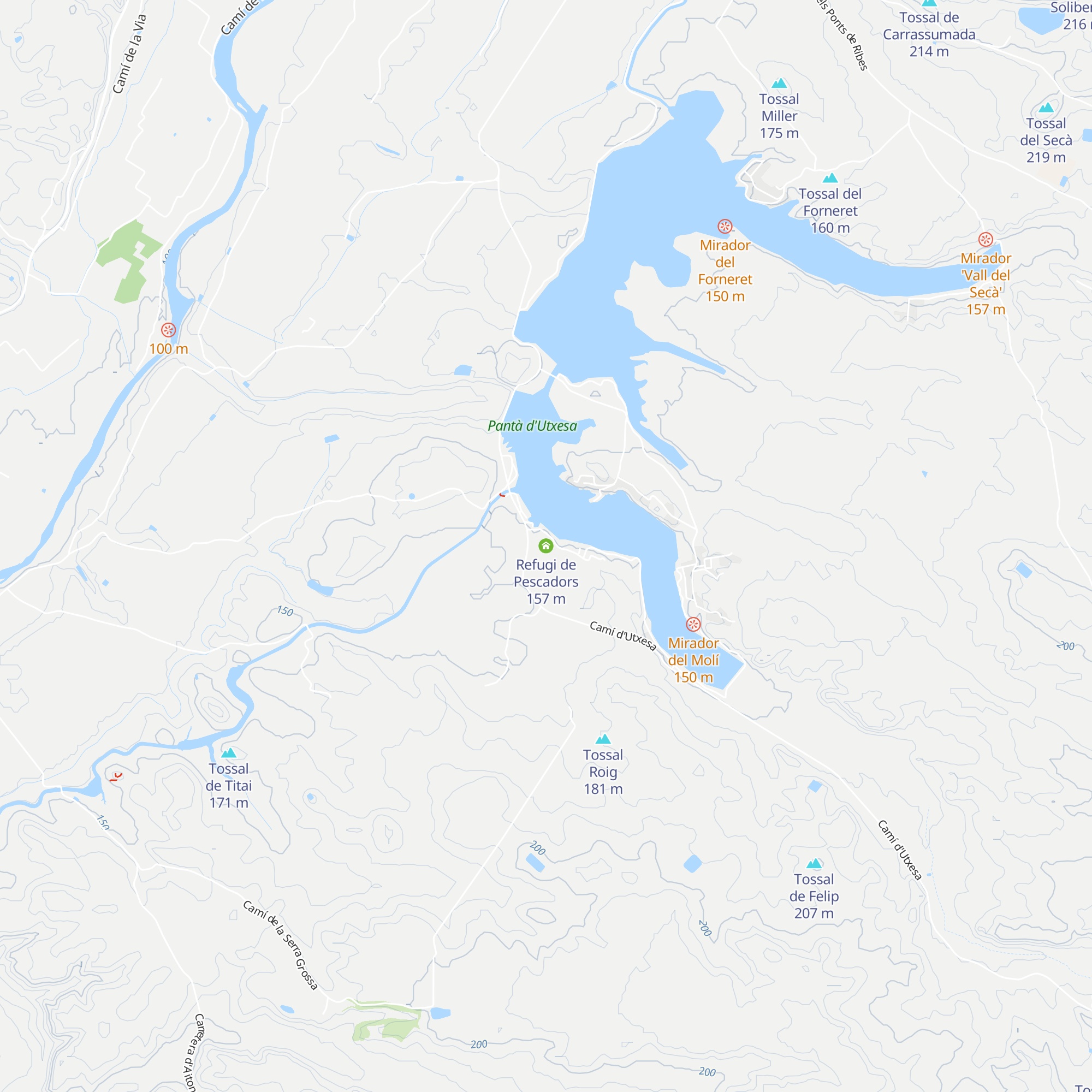 Refugi de Pescadors map