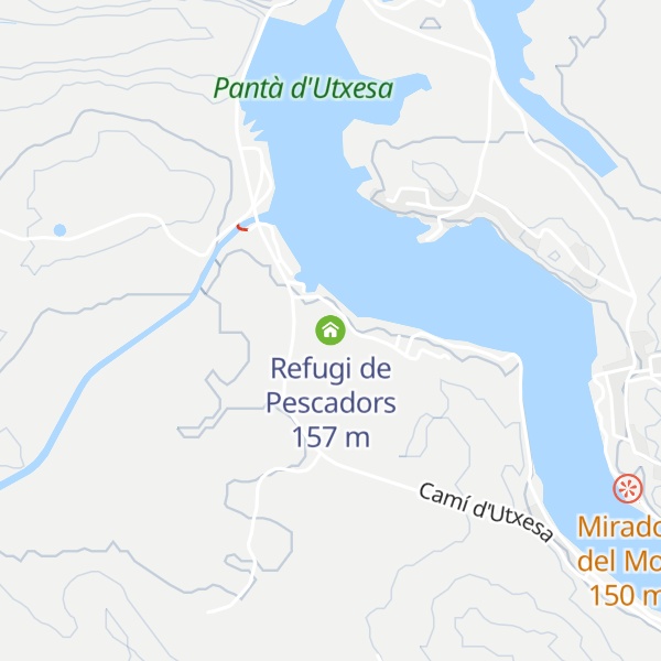 Map of Refugi de Pescadors