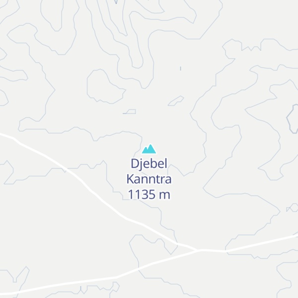 Map of Djebel Kanntra