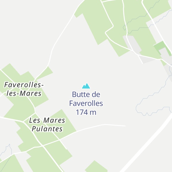 Map of Butte de Faverolles