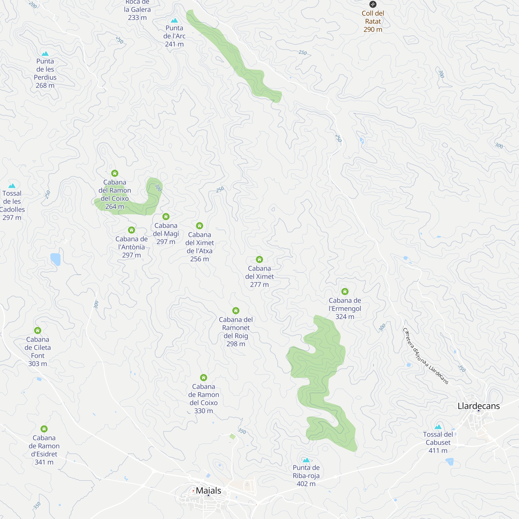 Cabana del Ximet map