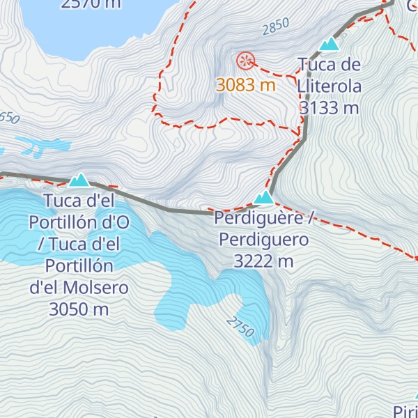 Map of Tuca del Molsero