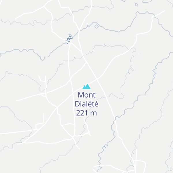 Map of Mont Dialété
