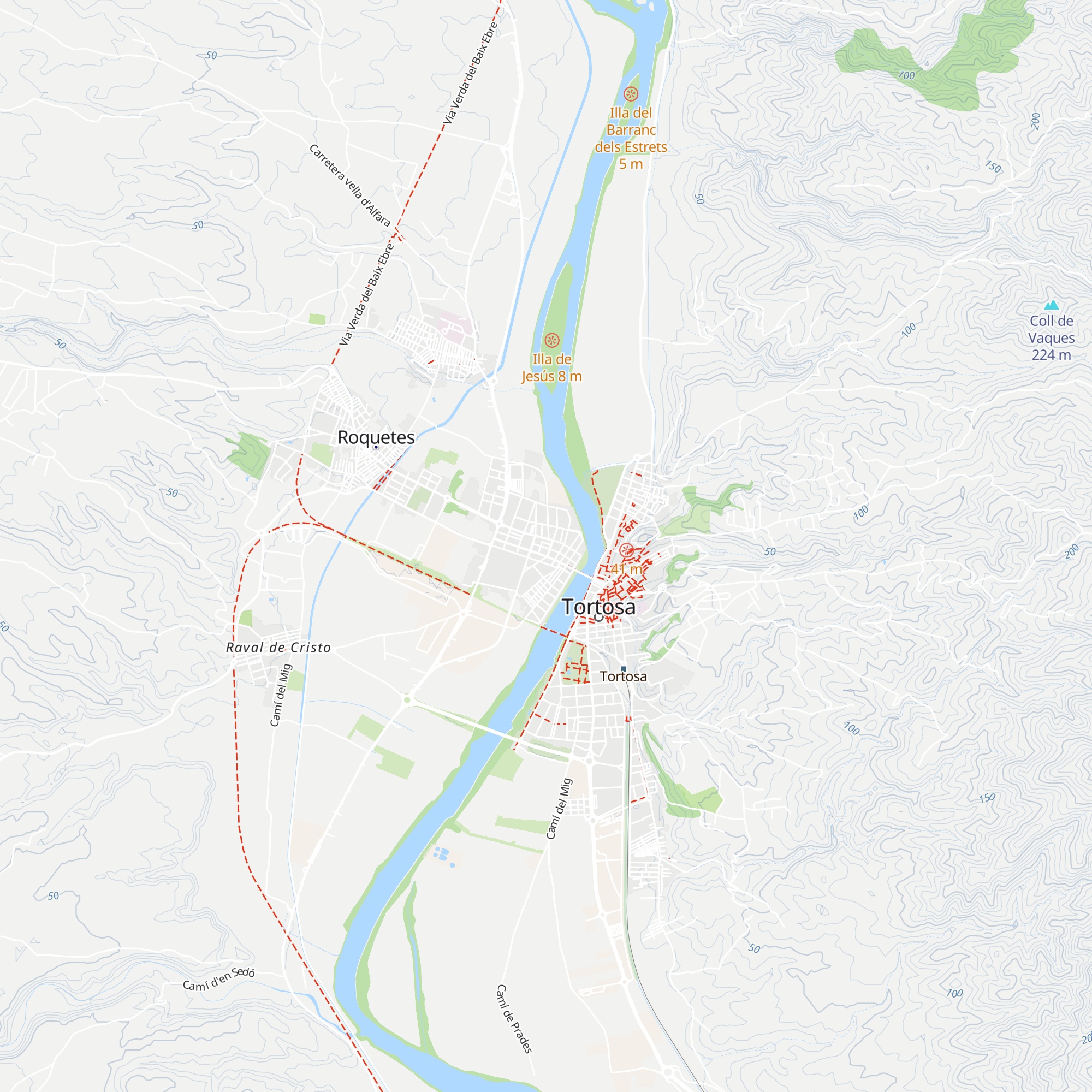 Refugi climàtic Casal Cívic i Comunitari de Tortosa map