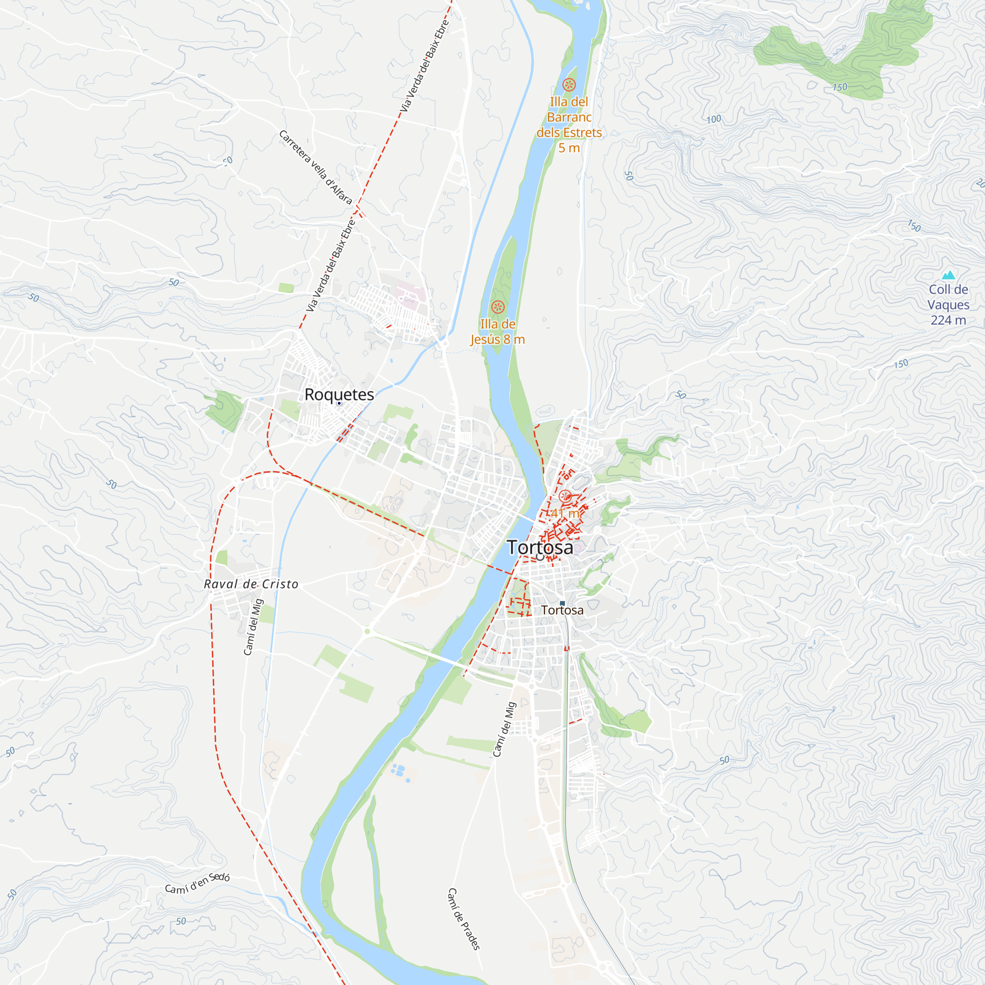 Refugi climàtic Casal Cívic i Comunitari de Tortosa map