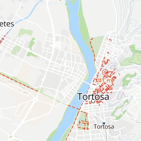 Map of Refugi climàtic Casal Cívic i Comunitari de Tortosa