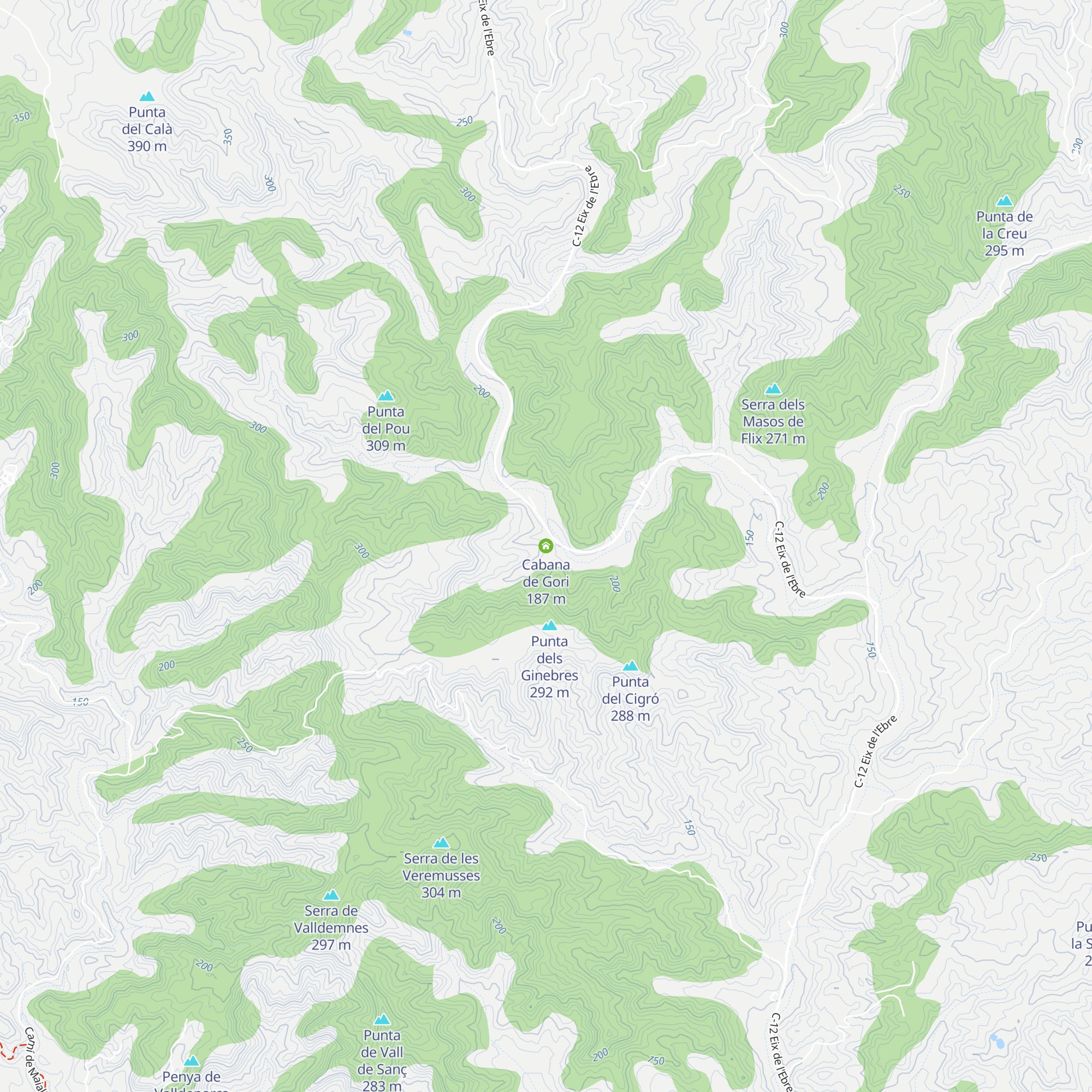 Cabana de Gori map