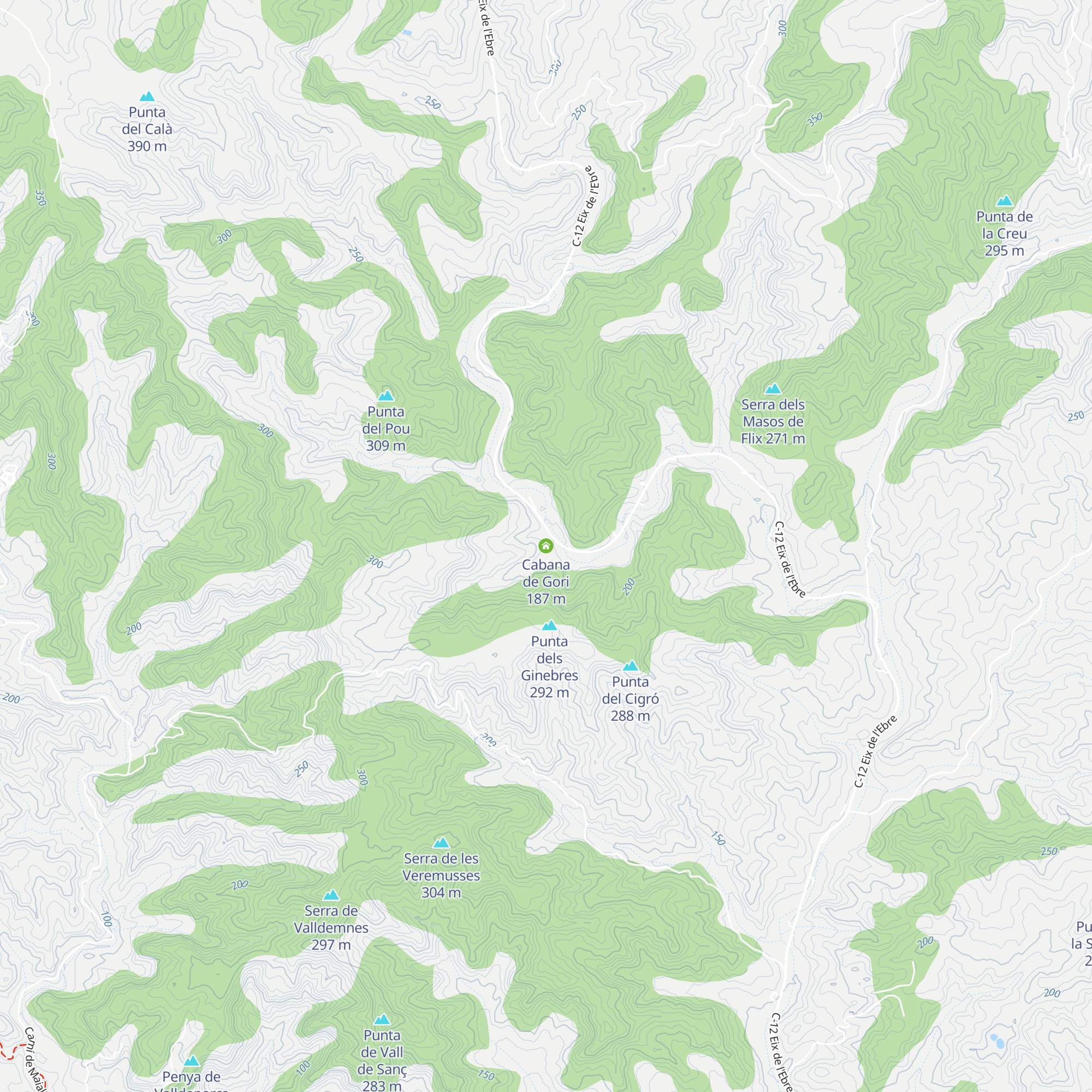 Cabana de Gori map