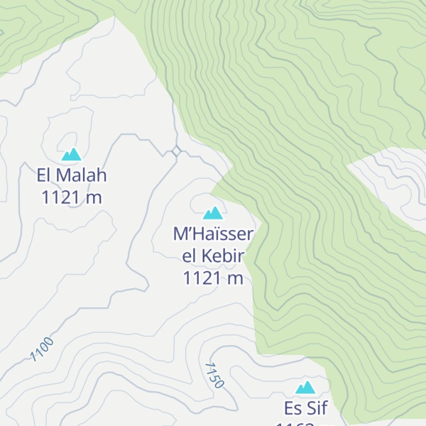 Map of M’Haïsser el Kebir
