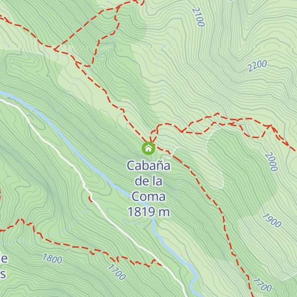 Map of Cabaña de la Coma
