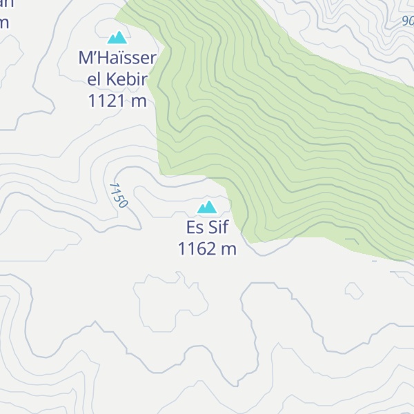 Map of Es Sif