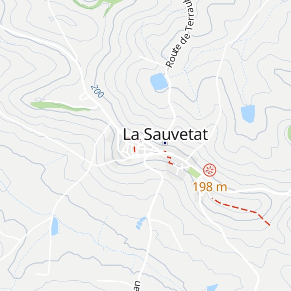 Map of Gîte A Nouste