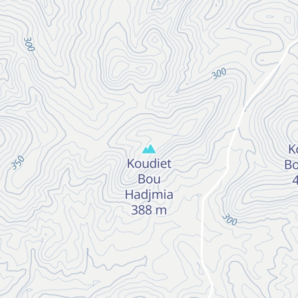 Map of Koudiet Bou Hadjmia