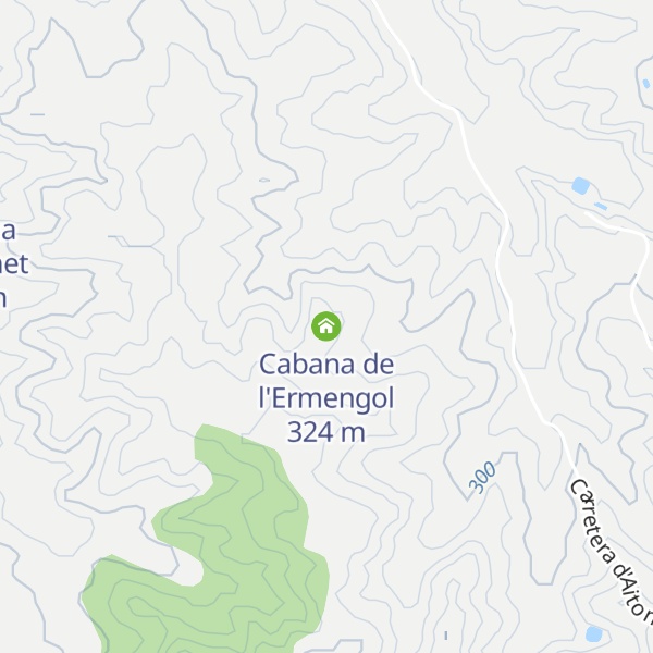 Map of Cabana de l'Ermengol