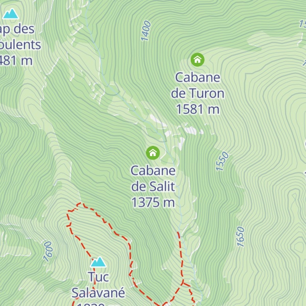 Map of Cabane de Salit