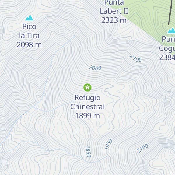 Map of Refugio Chinestral