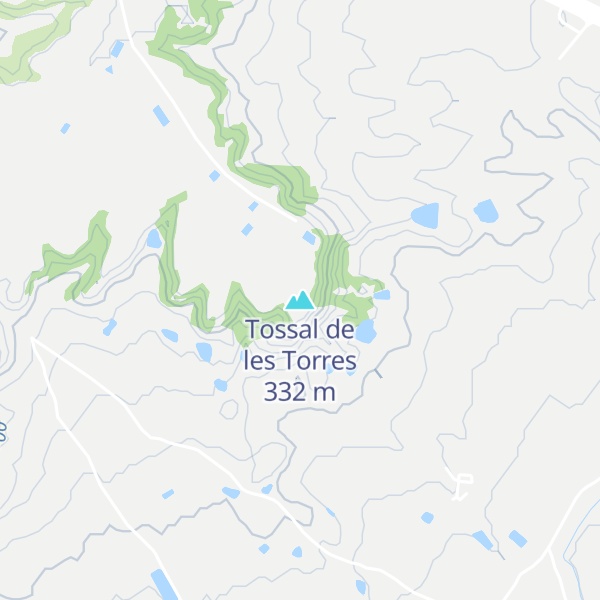 Map of Tossal de les Torres