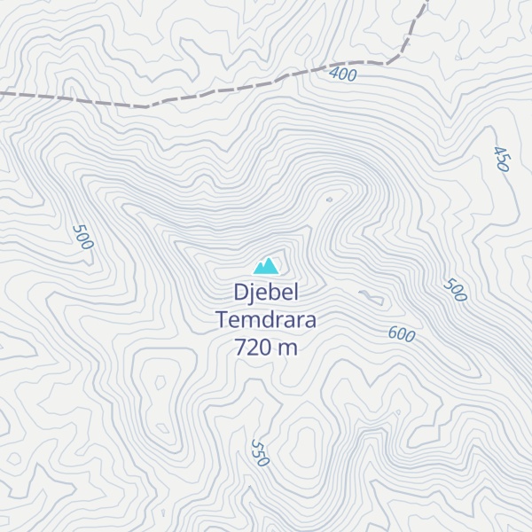 Map of Djebel Temdrara