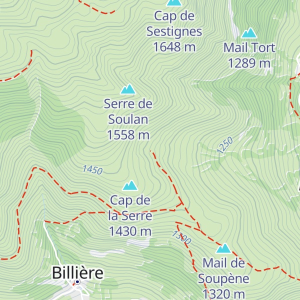 Map of Cabane du Cap de la Prade