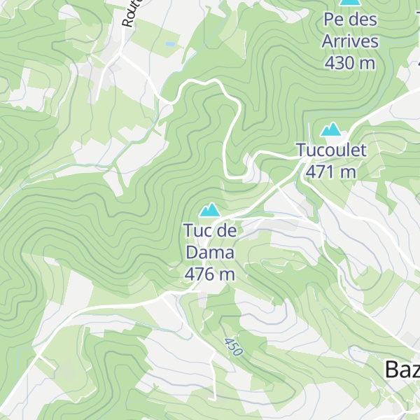 Map of Tuc de Dama