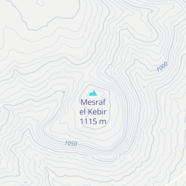 Map of Mesraf el Kebir