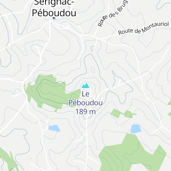 Map of Le Péboudou