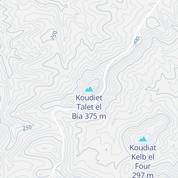 Map of Koudiet Talet el Bia