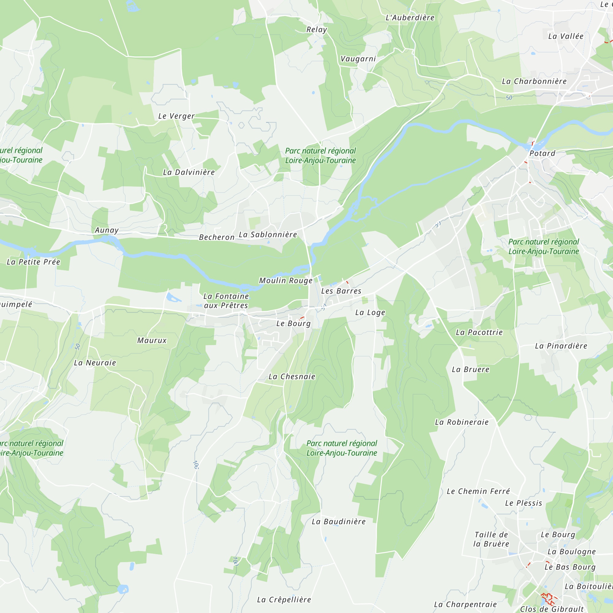 Gîte d'étape de la Métairie map