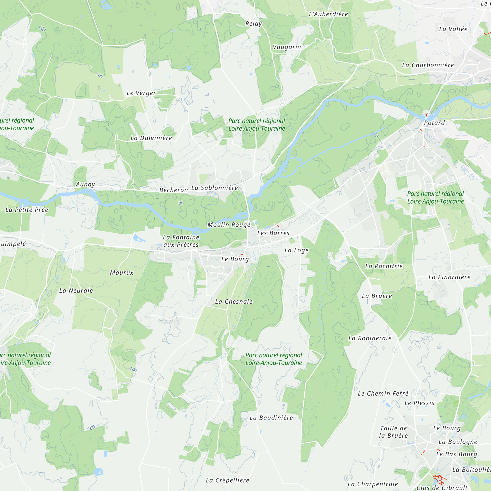 Gîte d'étape de la Métairie map