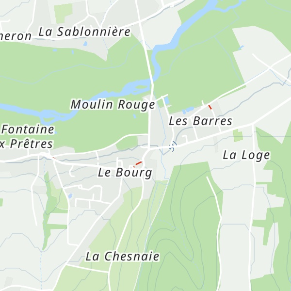Map of Gîte d'étape de la Métairie
