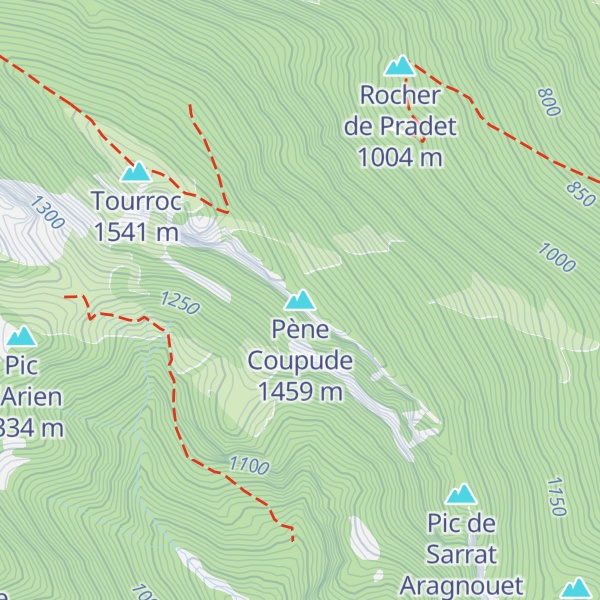 Map of Pène Coupude