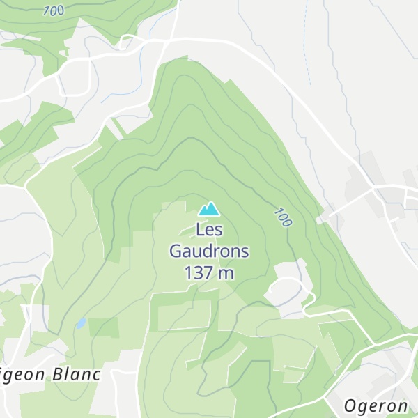 Map of Les Gaudrons