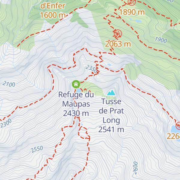 Map of Refuge du Maupas LHM - Luchonais