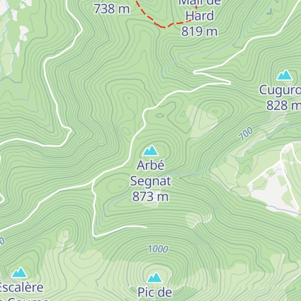 Map of Arbé Segnat