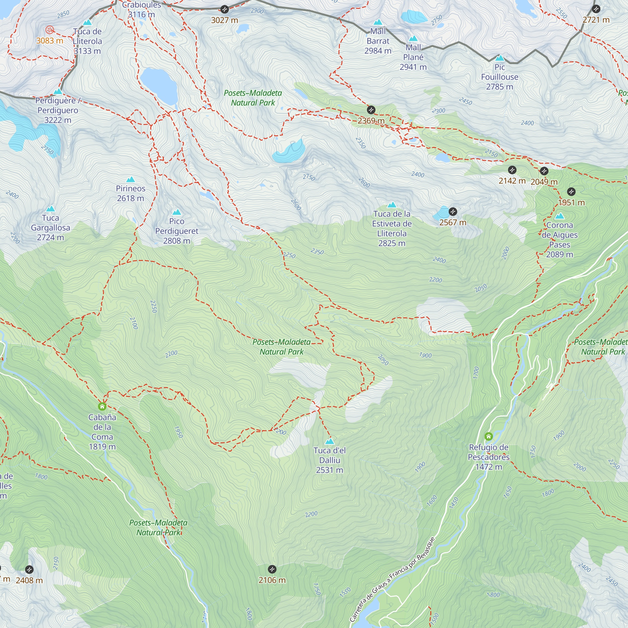 Cabaña de Lliterola map