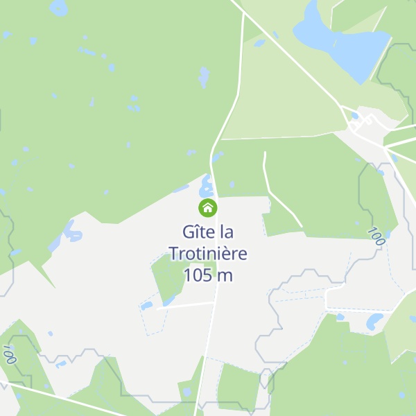 Map of Gîte la Trotinière