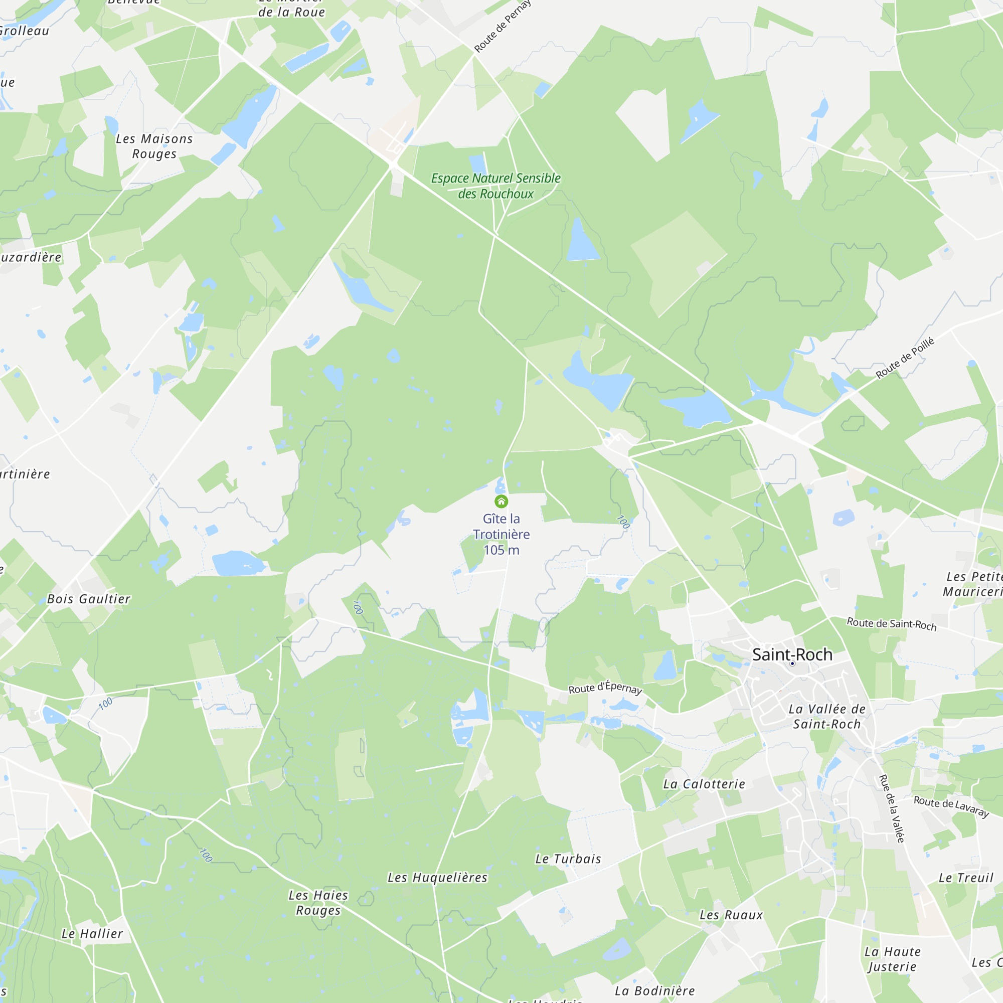 Gîte la Trotinière map