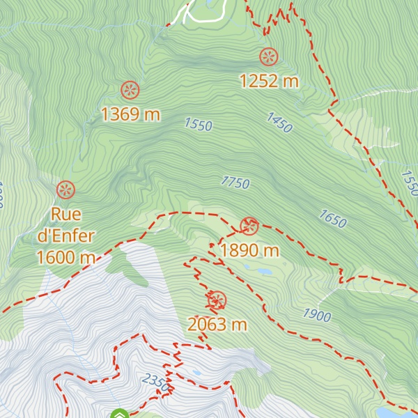Map of Refuge du Prat Long - luchonais