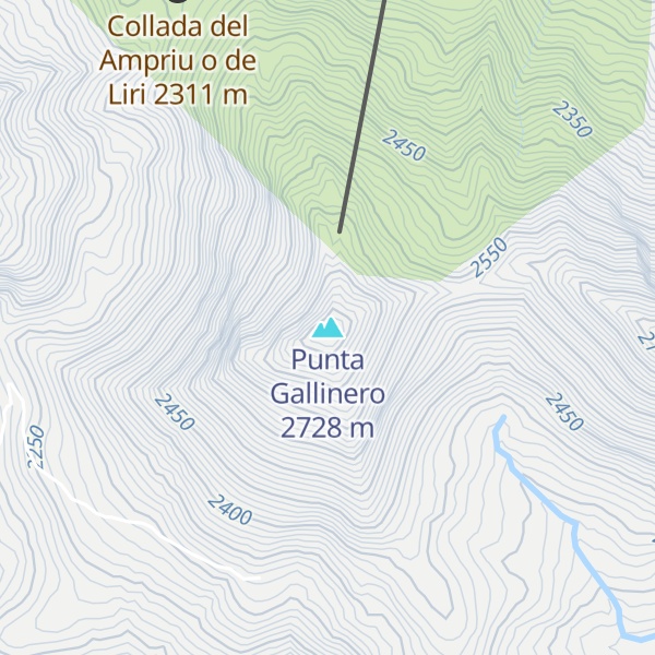Map of Punta Gallinero