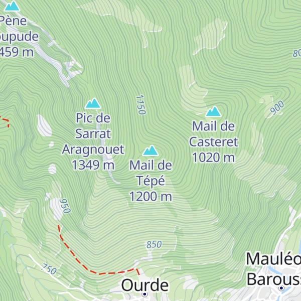 Map of Mail de Tépé