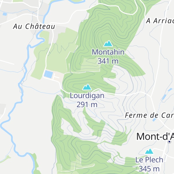Map of Lourdigan