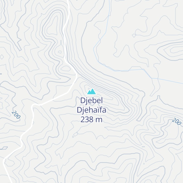 Map of Djebel Djehaïfa