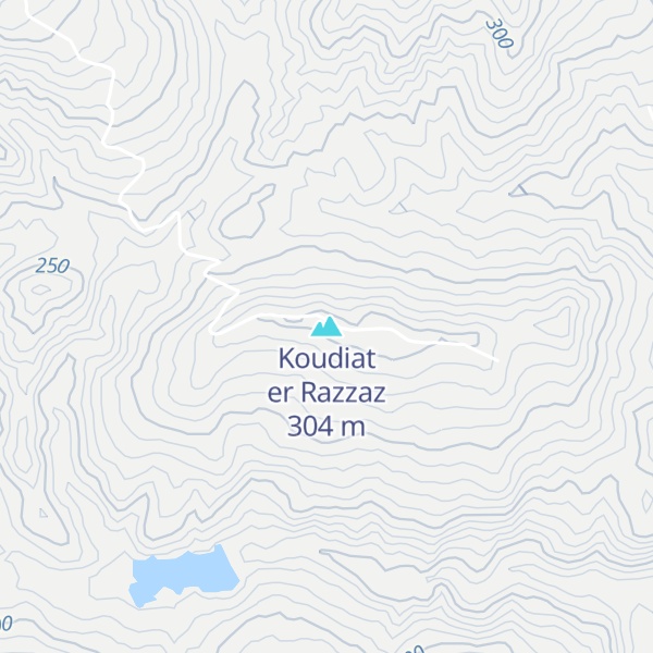 Map of Koudiat er Razzaz