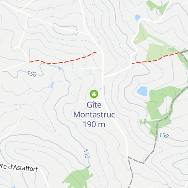 Map of Gîte Montastruc